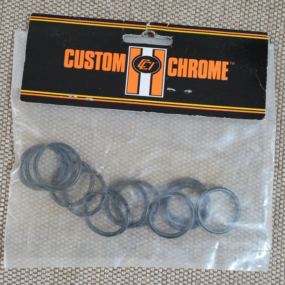 12 O-Rings Custom Chrome Passenger Peg Stud Mount Clamp Harley Motorcycle 19958